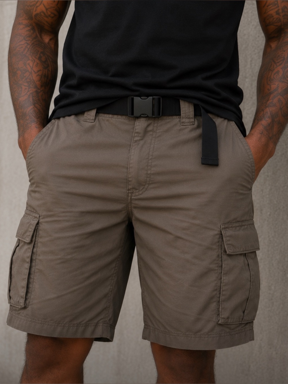 Coleman Men's Cargo Hiking Shorts with Belt
